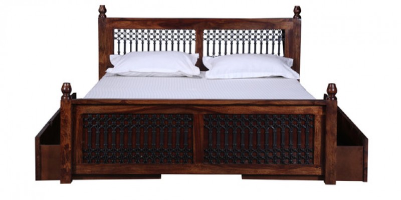 Egbert Leopold Solid wood Queen Size